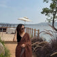 Leopard Print Georgette Saree