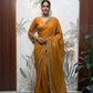Lilac Butterfly Cut Work Saree