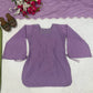 Lilac Chanderi Balloon Pant Suit