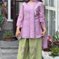 Lilac Chanderi Balloon Pant Suit