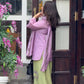 Lilac Chanderi Balloon Pant Suit