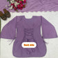 Lilac Chanderi Balloon Pant Suit