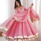 Lime Mirror Work Lehenga Set