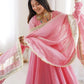 Lime Mirror Work Lehenga Set