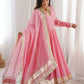 Lime Mirror Work Lehenga Set