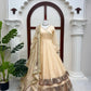 Lime Mirror Work Lehenga Set