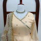 Lime Mirror Work Lehenga Set