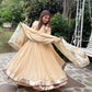 Lime Mirror Work Lehenga Set