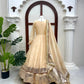 Lime Mirror Work Lehenga Set