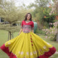 Lotus Gota Mirror Lehenga Set