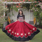 Lotus Gota Mirror Lehenga Set