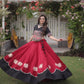 Lotus Gota Mirror Lehenga Set