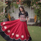 Lotus Gota Mirror Lehenga Set