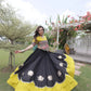 Lotus Gota Mirror Lehenga Set