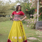 Lotus Gota Mirror Lehenga Set