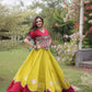 Lotus Gota Mirror Lehenga Set