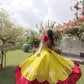 Lotus Gota Mirror Lehenga Set
