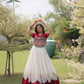 Lotus Gota Mirror Lehenga Set