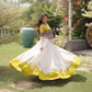 Lotus Gota Mirror Lehenga Set