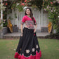 Lotus Gota Mirror Lehenga Set
