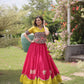 Lotus Gota Mirror Lehenga Set