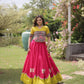 Lotus Gota Mirror Lehenga Set
