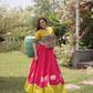 Lotus Gota Mirror Lehenga Set