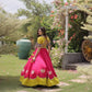 Lotus Gota Mirror Lehenga Set