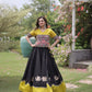 Lotus Gota Mirror Lehenga Set