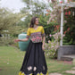 Lotus Gota Mirror Lehenga Set