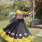 Lotus Gota Mirror Lehenga Set