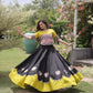 Lotus Gota Mirror Lehenga Set
