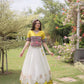 Lotus Gota Mirror Lehenga Set