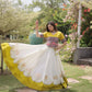 Lotus Gota Mirror Lehenga Set