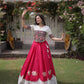 Lotus Gota Mirror Lehenga Set