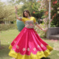Lotus Gota Mirror Lehenga Set
