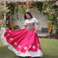 Lotus Gota Mirror Lehenga Set