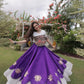 Lotus Gota Mirror Lehenga Set