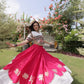 Lotus Gota Mirror Lehenga Set