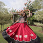 Lotus Gota Mirror Lehenga Set