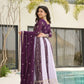 Luxury Faux Blooming Kali-Pattern Gown with Dupatta – Zari & Sequins Embroidery