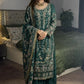 Luxury Faux Georgette Embroidered Palazzo Suit for Wedding and Festive Wear