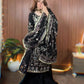 Luxury Faux Georgette Embroidered Palazzo Suit for Wedding and Festive Wear