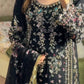 Luxury Faux Georgette Embroidered Palazzo Suit for Wedding and Festive Wear