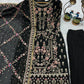Luxury Faux Georgette Embroidered Palazzo Suit for Wedding and Festive Wear