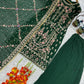 Luxury Faux Georgette Embroidered Palazzo Suit for Wedding and Festive Wear