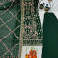 Luxury Faux Georgette Embroidered Palazzo Suit for Wedding and Festive Wear
