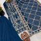 Luxury Faux Georgette Embroidered Palazzo Suit for Wedding and Festive Wear