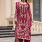 Luxury Faux Georgette Embroidered Palazzo Suit for Wedding and Festive Wear