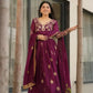 Luxury Star Georgette Gown with Dupatta – Zari & Sequins Embroidery